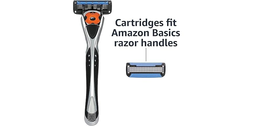 Solimo 5 Blade Razor Amazon Basics Amazon Brand - Solimo 5-Blade MotionSphe