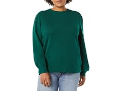 Amazon Essentials Women's Crewneck Sweater Green