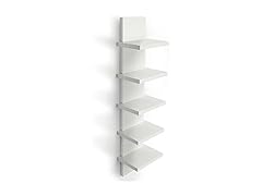 Bloddream 5 Tier Wall Shelves White