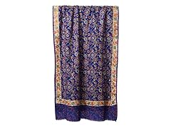 Tara 100% Wool Scarf Blue
