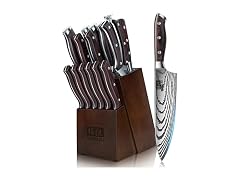 SHAN ZU 16 Pc Japanese Knife Set