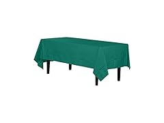 Exquisite Dark Green plastic table cover