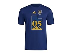 adidas Mens (2XL) Real Salt Lake PreGame Tee Navy