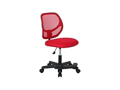 Amazon Basics Kids Adjustable Height Mesh Low-Back Swivel Desk Chair