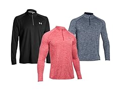 UA Men's Tech 1/4 Zip Long Sleeve Shirt