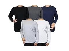 5PK Womens Oversize Loose Fit Thermals