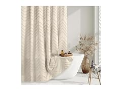 TURKIO Shower Curtain 72x72 Beige
