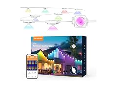 Brightown Permanent Outdoor Lights, 150FT RGB LED String Lights