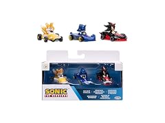 Sonic The Hedgehog 1:64 Die-cast Vehicles 3-Pack