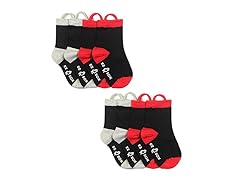 Black Solid Sport Socks