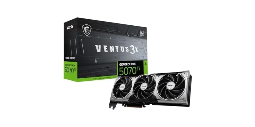 MSI GeForce RTX 5070 Ti 16G Ventus 3X OC Only $799.99 at Computers
