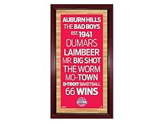 Detroit Pistons 16" x 32" Sign