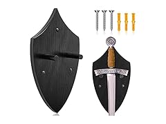 Wall Mount Medieval Sword Wall Plaque