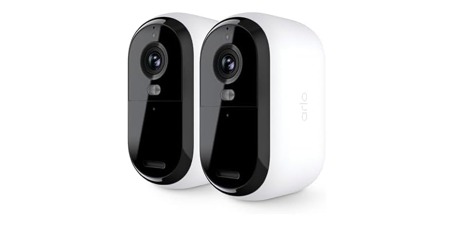 (NEW) (2 Cams) Arlo Essential Security Camera 2K