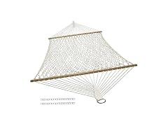 Sunnydaze Decor LY-CDWHWS Cotton Rope Hammock Nat Off-wh