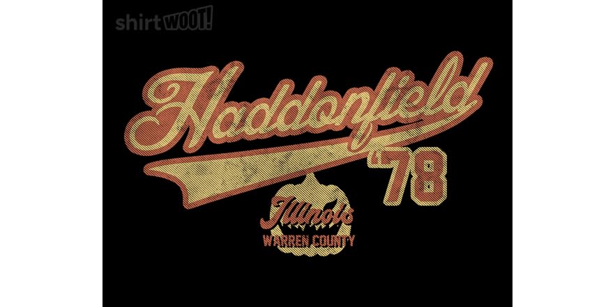 Haddonfield Lettering Haddonfield '78