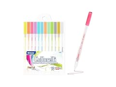 BAZIC 12 Pastel Color Collorelli Gel Pen