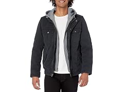 Levi's Big & Tall Hooded Cotton Coat (S)