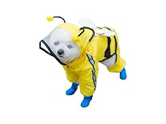 Dog Raincoat Pet Waterproof Clothes with Tra
