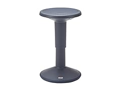 ECR4Kids SitWell Wobble Stool, Grey