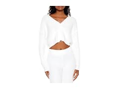 Forever 21 Women (M) Fuzzy Knit Cardigan Sweater
