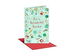American Greetings Christmas Thank You Card for Teacher