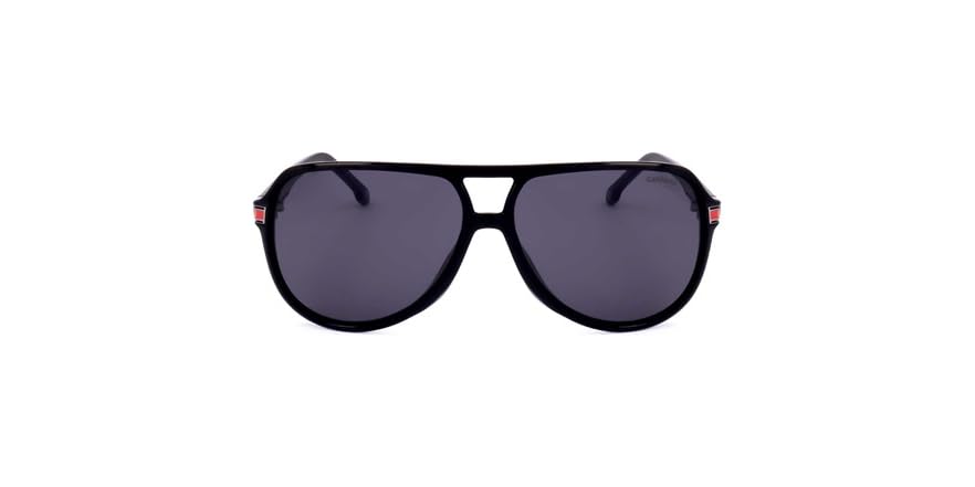 Carrera Unisex Retro Sunglasses - Gold Havana Rectangular Frame, 100% UV Protection Vintage Style Shades