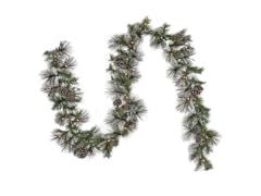 9'x10" Whitter Pine Garland w/ 50 LEDs