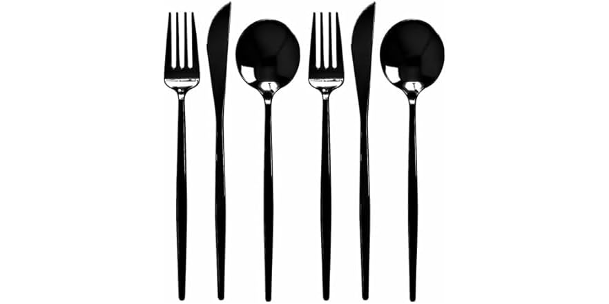 Opulence Collection Plastic Flatware Set
