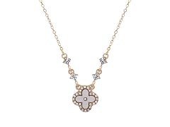 Clover Pendant with CZ Ascending Accents