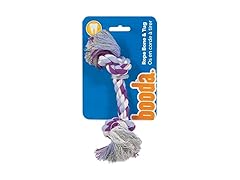 Petmate Booda Two Knot Rope Bone, Multicolored, X-Small