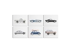 6Pcs Nursery Car Wall Art
