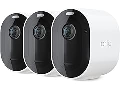 (3 Cam) (NEW) Arlo Pro 5S Spotlight 2K HDR Wireless Outdoor Security Camera