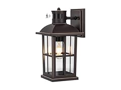 VerRon 13" Bronze Motion Sensor Porch Light