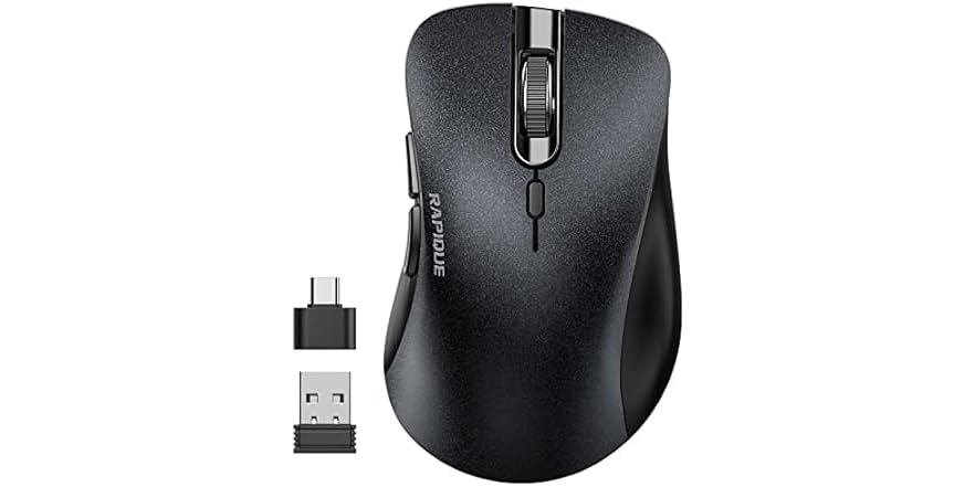 Wireless Silent Computer Mouse 2 Pack