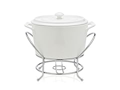 1 Quart Round Warmer on Chrome Base