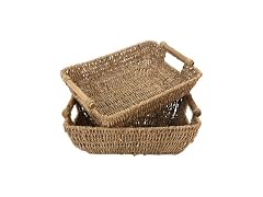 HOMESTEAD Seagrass Baskets 2 Pack