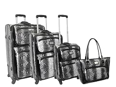 Deluxe Spinner 4pc Set-Black Python
