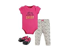 Hudson Baby Unisex (9-12 MOS) Set Sassy Months