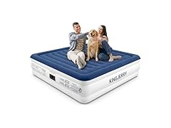 KINGJERRY W2064 Queen Air Mattress with Built in Pump