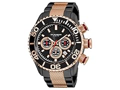 Men's Large Diver's SS Chronograph  Watch