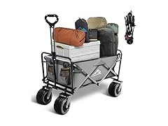 SAILARY Collapsible Folding Wagon, Capacity 300lbs