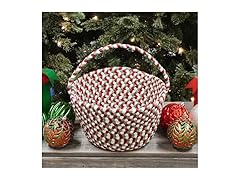 Holiday Multi Braided Gift Basket - Holiday Blend