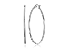 Amazon Essentials Women 40mm Stainless Earrings