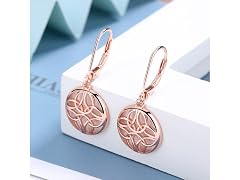 Silver Lever-Back Celtic Earring