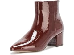 The Drop Women's Jessi Side-zip Block Heel Ankle