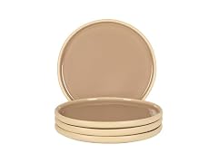 Gibson Elite - Made in Portugal - Port Gaia 10.2 Inch Dinner Plates Set of 4 