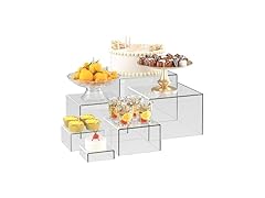 6 Pcs Clear Acrylic Boxes for Display