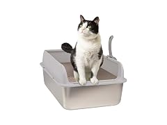 Stainless Steel Cat Litter Box with Lid - Large Litter Box
