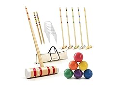 6-Player Croquet Set Lawn Game w/ Bag